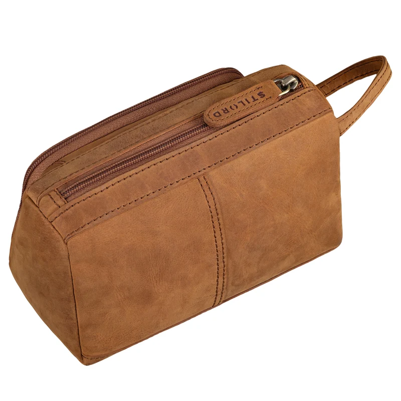 "Tony" Vintage Federmäppchen Groß Leder