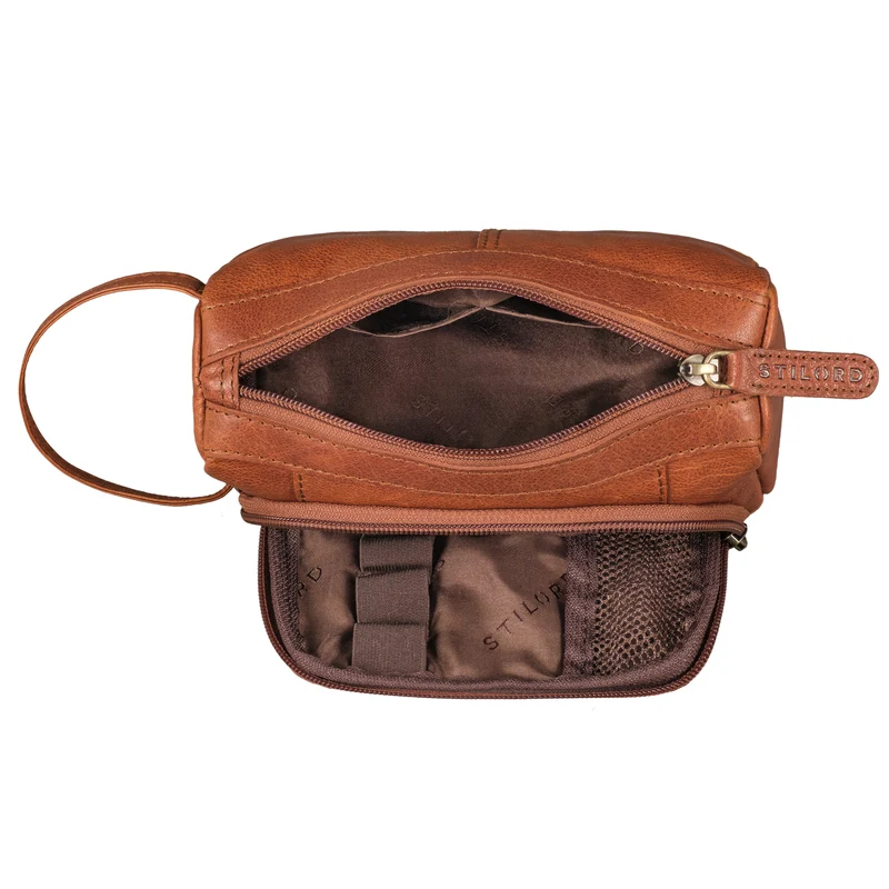"Tony" Vintage Federmäppchen Groß Leder