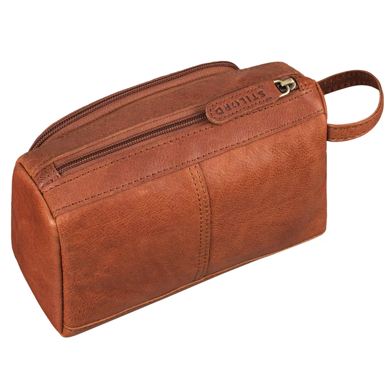 "Tony" Vintage Federmäppchen Groß Leder