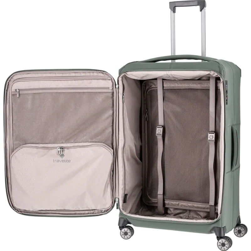 Travelite Priima 4-Rollen-Trolley 79 cm -Oliv