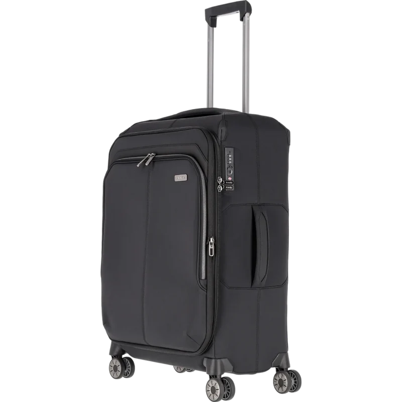 Travelite Priima 4-Rollen-Trolley 68 cm -Schwarz