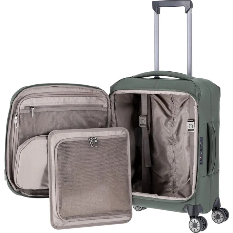 Travelite Priima 4-Rollen-Kabinentrolley 55 cm -Oliv
