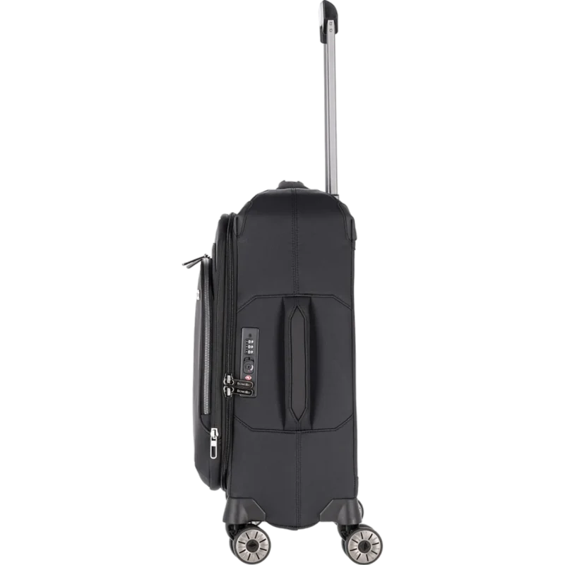 Travelite Priima 4-Rollen-Kabinentrolley 55 cm -Schwarz