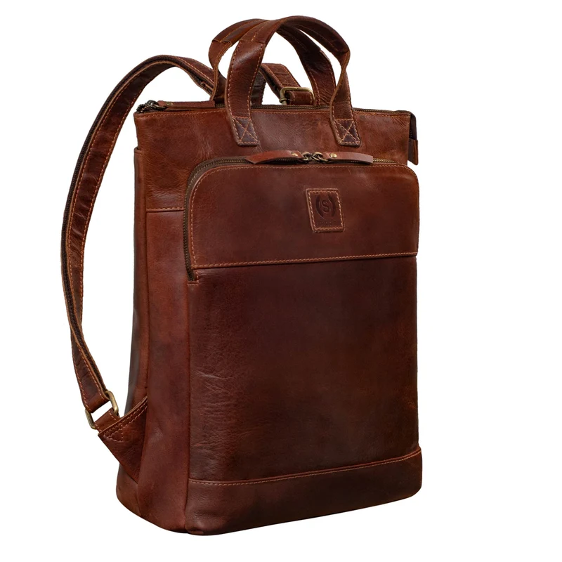 B-WARE "Dwight" Vintage Leder Rucksack
