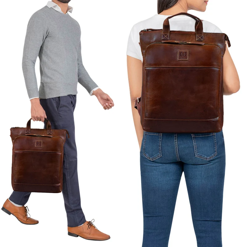 B-WARE "Dwight" Vintage Leder Rucksack