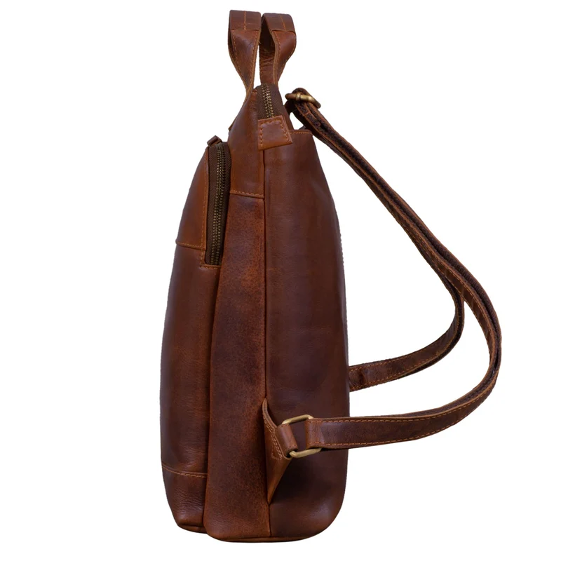 B-WARE "Dwight" Vintage Leder Rucksack