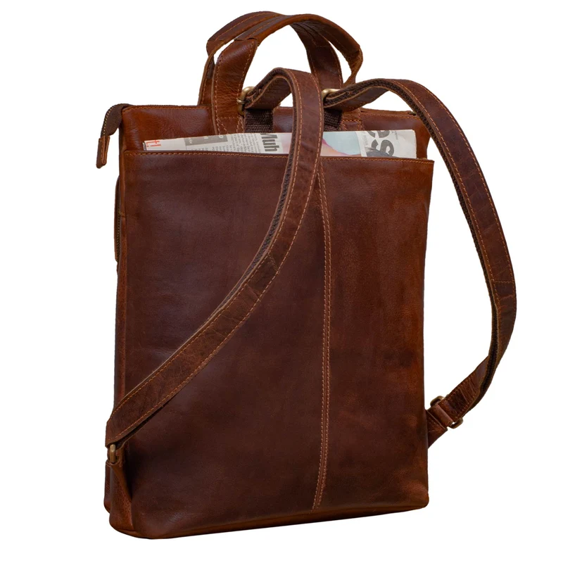 B-WARE "Dwight" Vintage Leder Rucksack