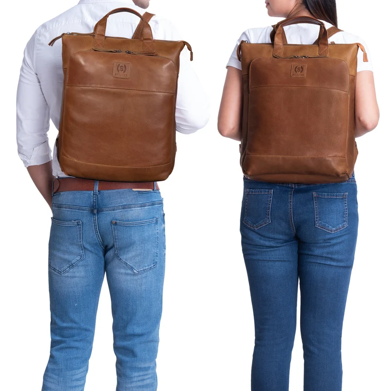 B-WARE "Dwight" Vintage Leder Rucksack