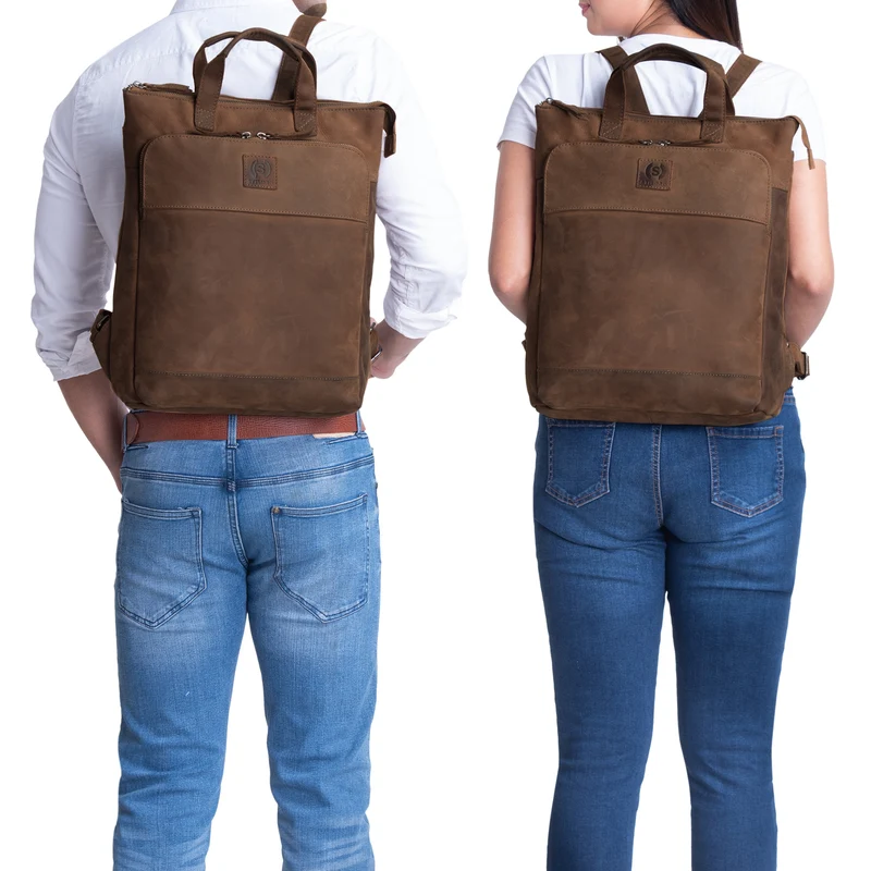 B-WARE "Dwight" Vintage Leder Rucksack