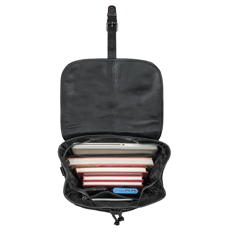 "Tracy" Vintage Rucksack Damen Leder Groß