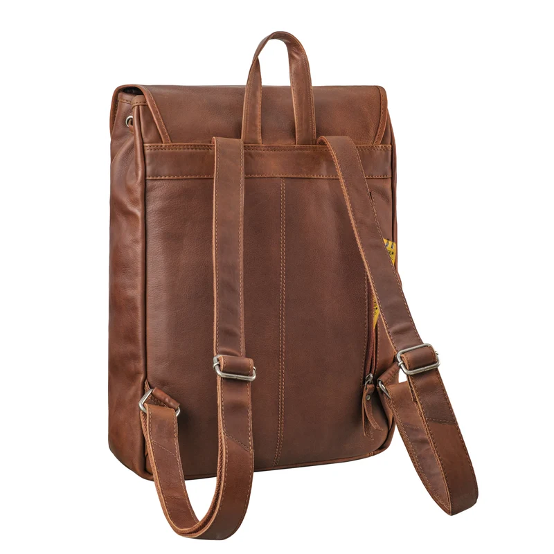 "Tracy" Vintage Rucksack Damen Leder Groß
