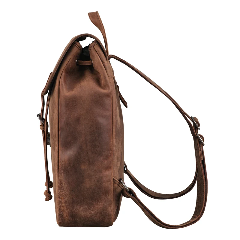 "Tracy" Vintage Rucksack Damen Leder Groß