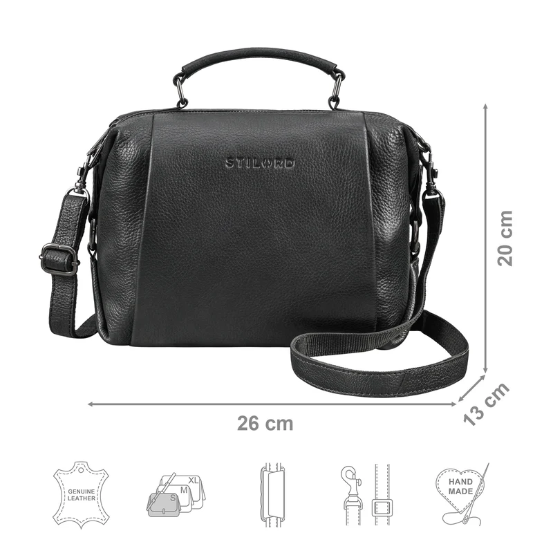 "Vera" Vintage Leder Umhängetasche Damen