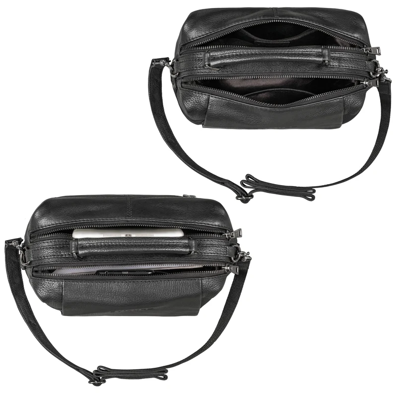 "Vera" Vintage Leder Umhängetasche Damen