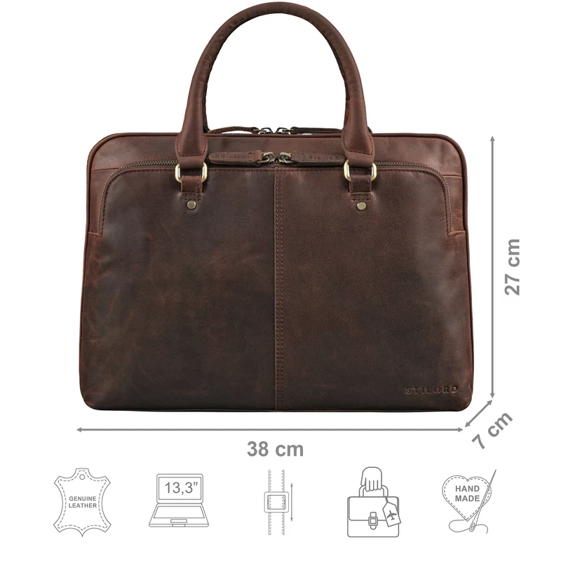 "Celine" Schmale Businesstasche 13,3 Zoll