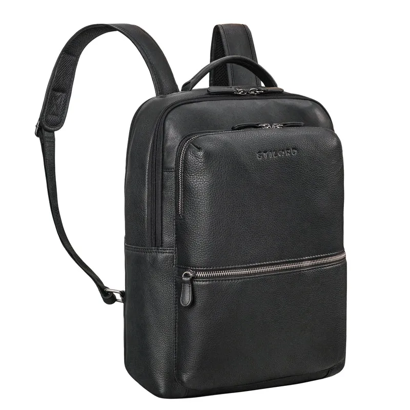 "Tomke" Leder Rucksack mit Laptopfach