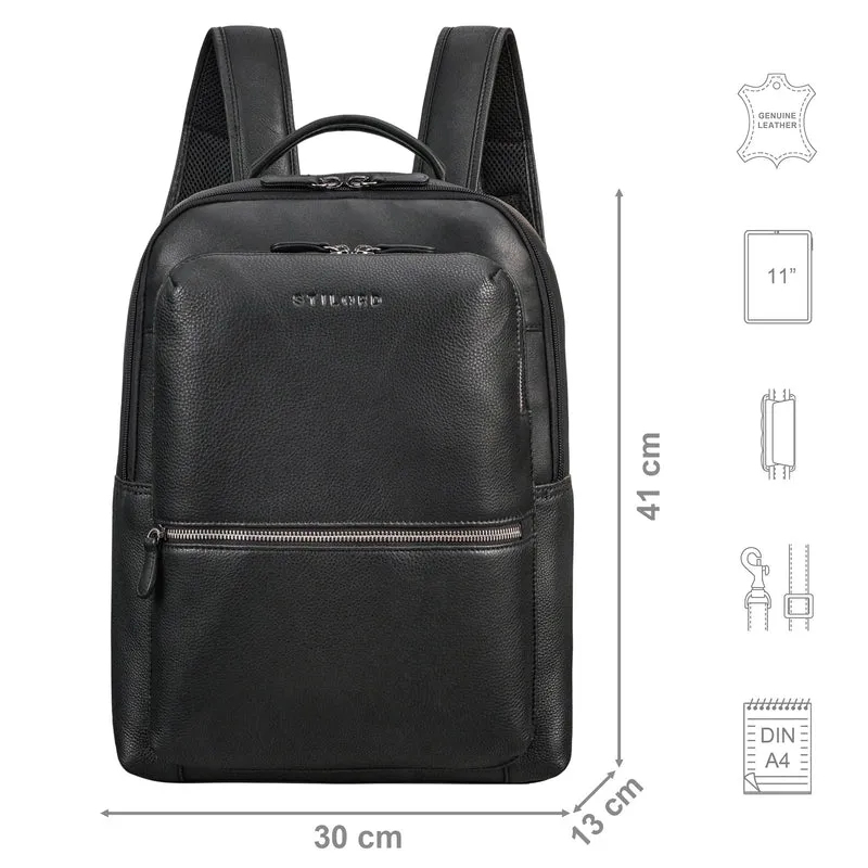"Tomke" Leder Rucksack mit Laptopfach