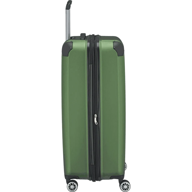 Travelite City 4-Rollen Trolley L 77 cm -Grün