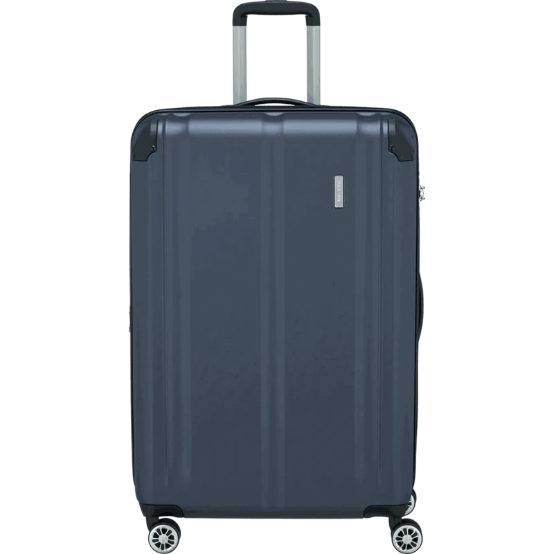 Travelite City 4-Rollen Trolley L 77 cm -Marine