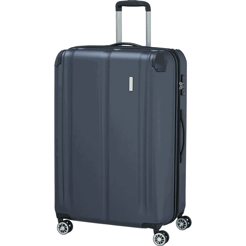 Travelite City 4-Rollen Trolley L 77 cm -Marine