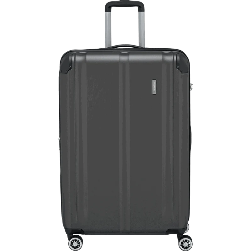 Travelite City 4-Rollen Trolley L 77 cm -Anthrazit