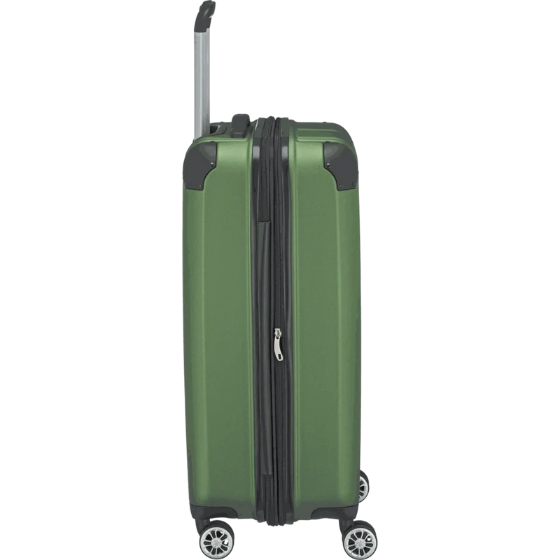 Travelite City 4-Rollen Trolley M 68 cm -Grün