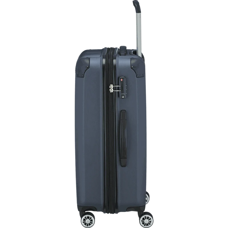 Travelite City 4-Rollen Trolley M 68 cm -Marine