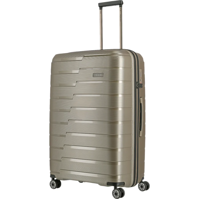 Travelite Air Base 4-Rollen-Trolley L 77 cm -Champagner