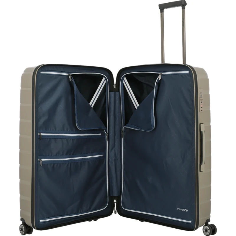 Travelite Air Base 4-Rollen-Trolley L 77 cm -Champagner