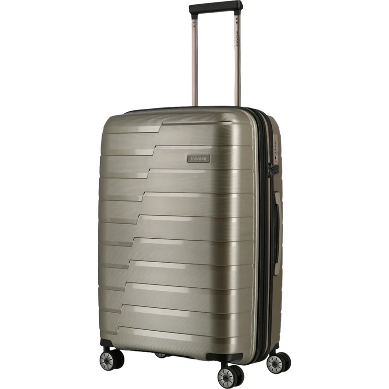 Travelite Air Base 4-Rollen-Trolley M 67 cm -Champagner