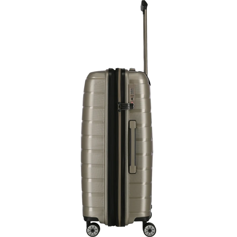 Travelite Air Base 4-Rollen-Trolley M 67 cm -Champagner