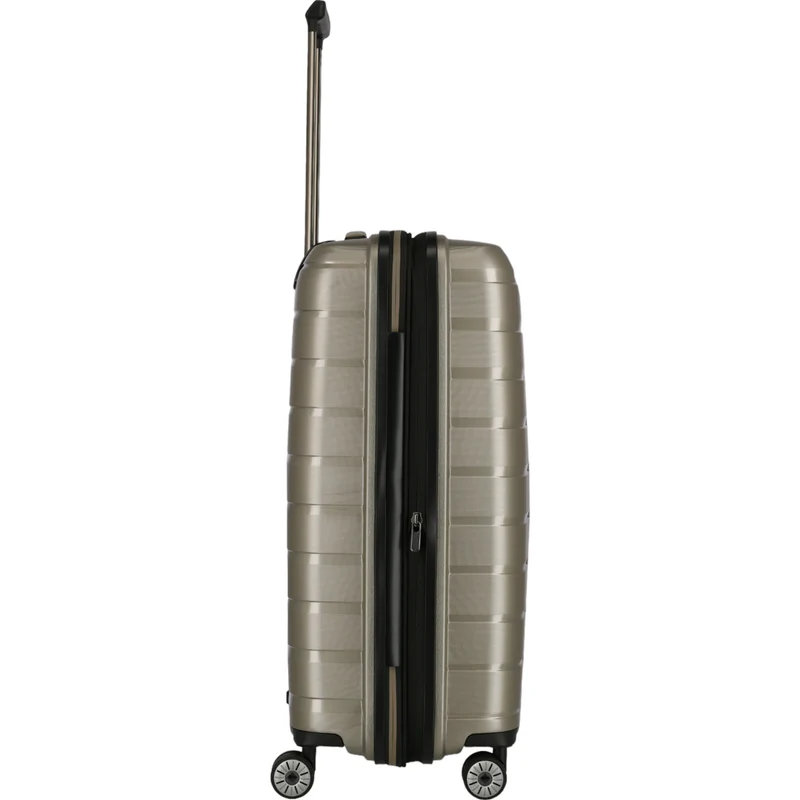 Travelite Air Base 4-Rollen-Trolley M 67 cm -Champagner