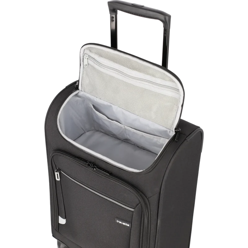 Travelite Cabin 2-Rollen-Bordtrolley 55 cm -Schwarz