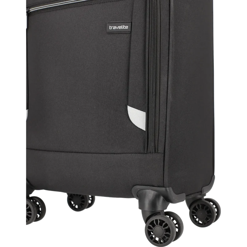 Travelite Cabin 2-Rollen-Bordtrolley 55 cm -Schwarz