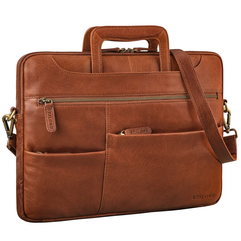 "Farleigh" 15.6 Zoll Laptoptasche Leder