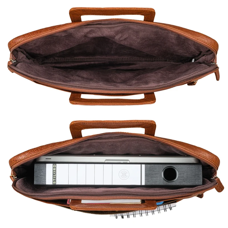 "Farleigh" 15.6 Zoll Laptoptasche Leder