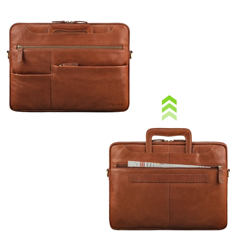 "Farleigh" 15.6 Zoll Laptoptasche Leder