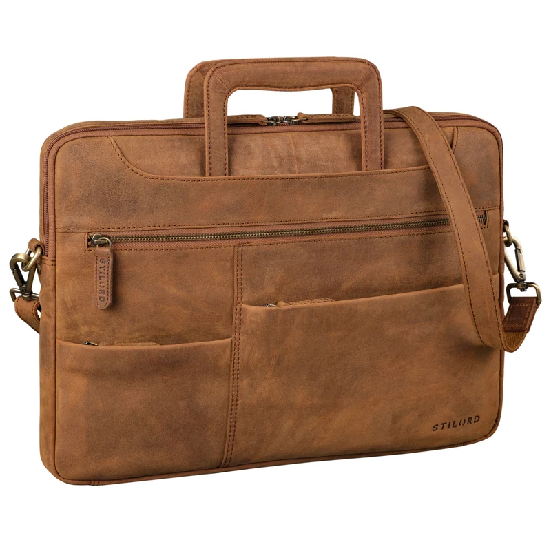 "Farleigh" 15.6 Zoll Laptoptasche Leder