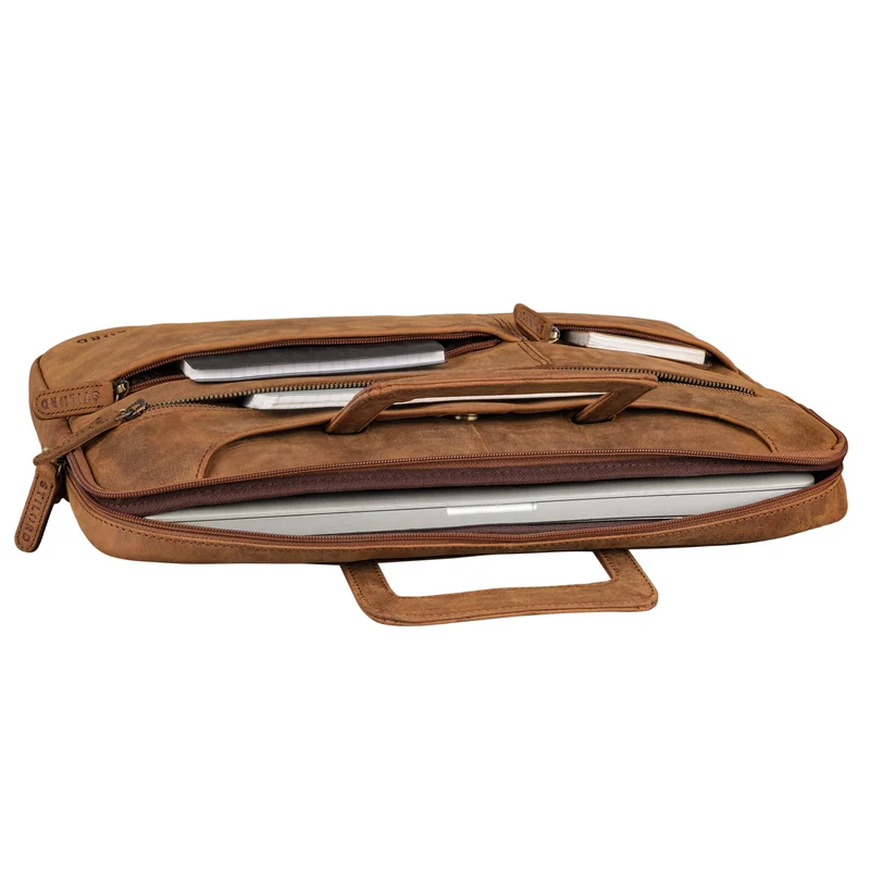 "Farleigh" 15.6 Zoll Laptoptasche Leder