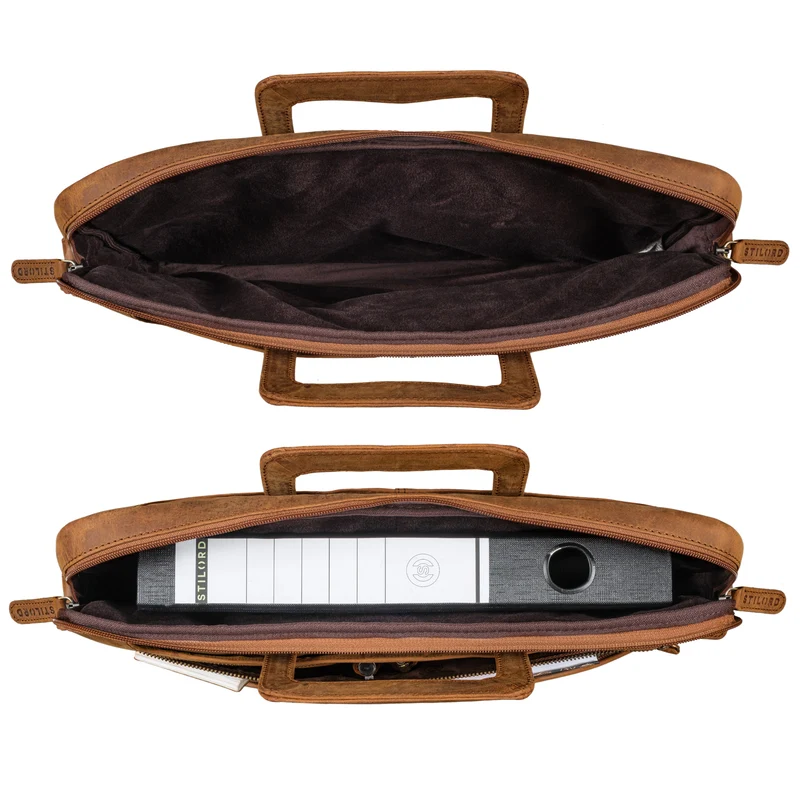 "Farleigh" 15.6 Zoll Laptoptasche Leder