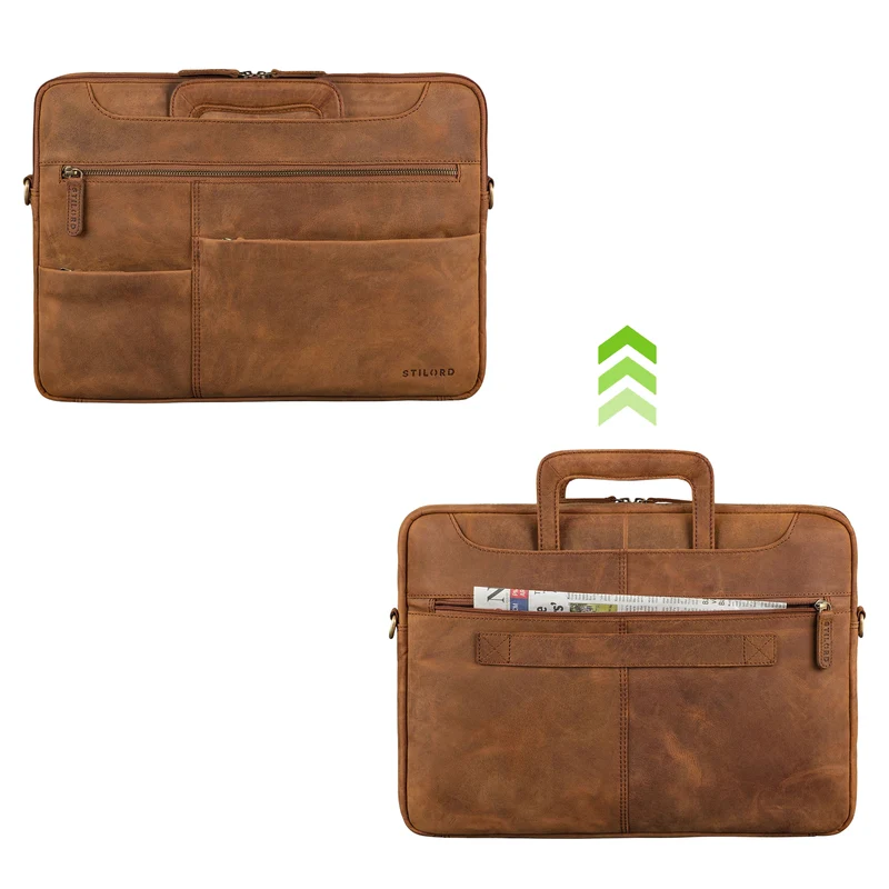 "Farleigh" 15.6 Zoll Laptoptasche Leder