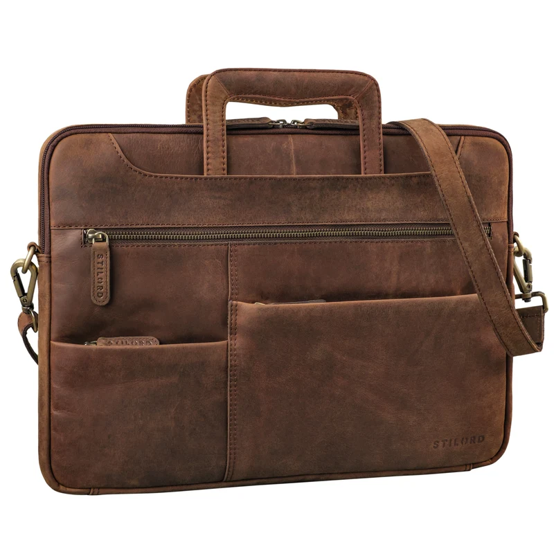 "Farleigh" 15.6 Zoll Laptoptasche Leder