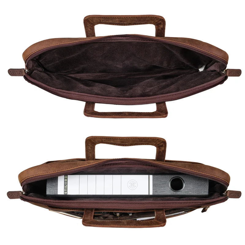 "Farleigh" 15.6 Zoll Laptoptasche Leder