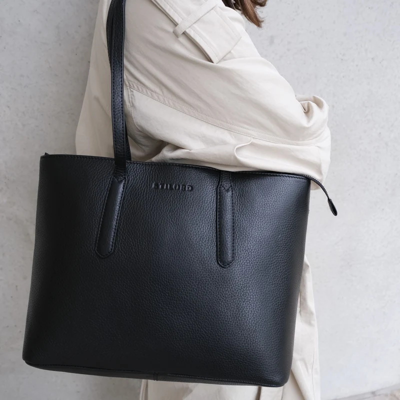 "Harmony" Vintage Handtasche Damen Mittelgroß Leder