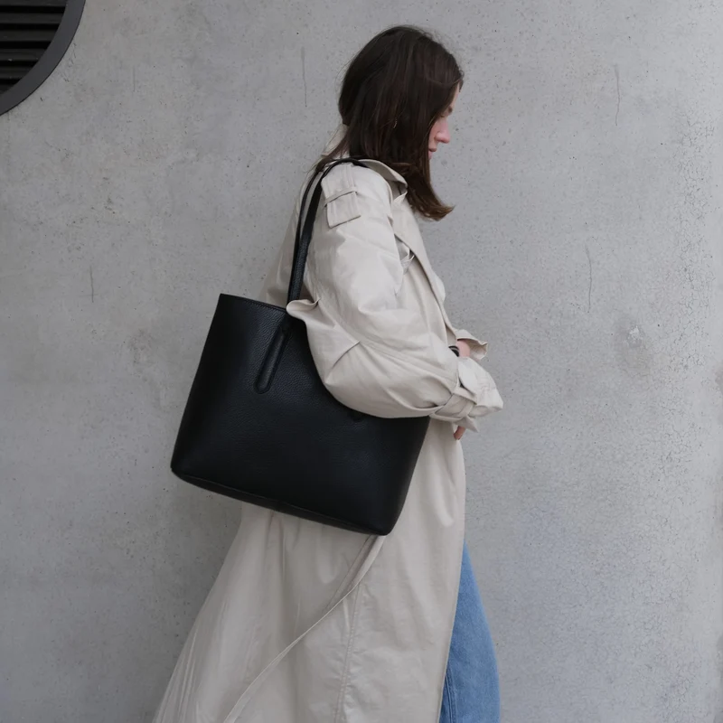 "Harmony" Vintage Handtasche Damen Mittelgroß Leder