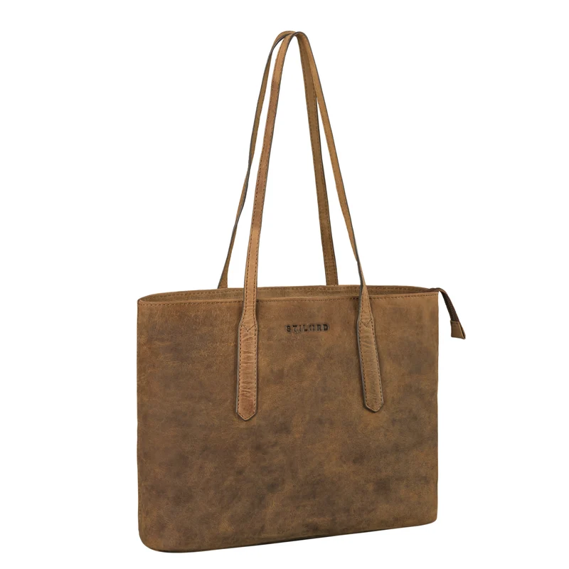"Harmony" Vintage Handtasche Damen Mittelgroß Leder