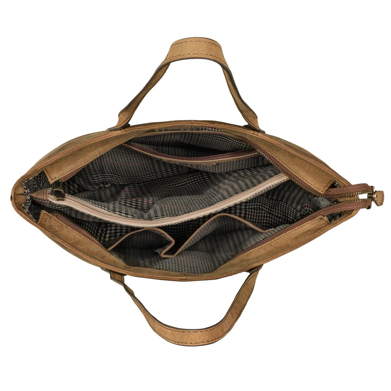 "Harmony" Vintage Handtasche Damen Mittelgroß Leder