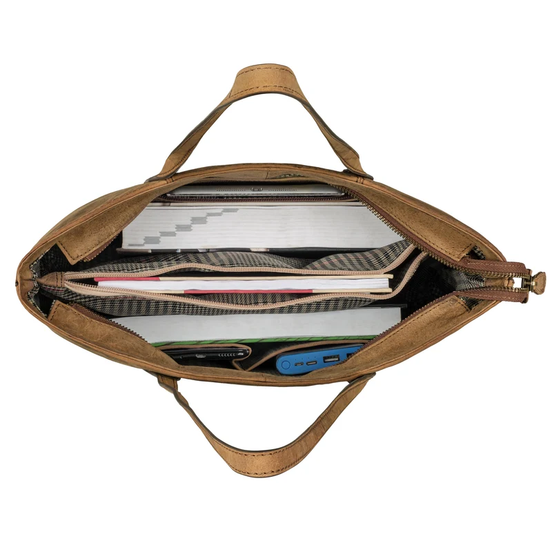 "Harmony" Vintage Handtasche Damen Mittelgroß Leder