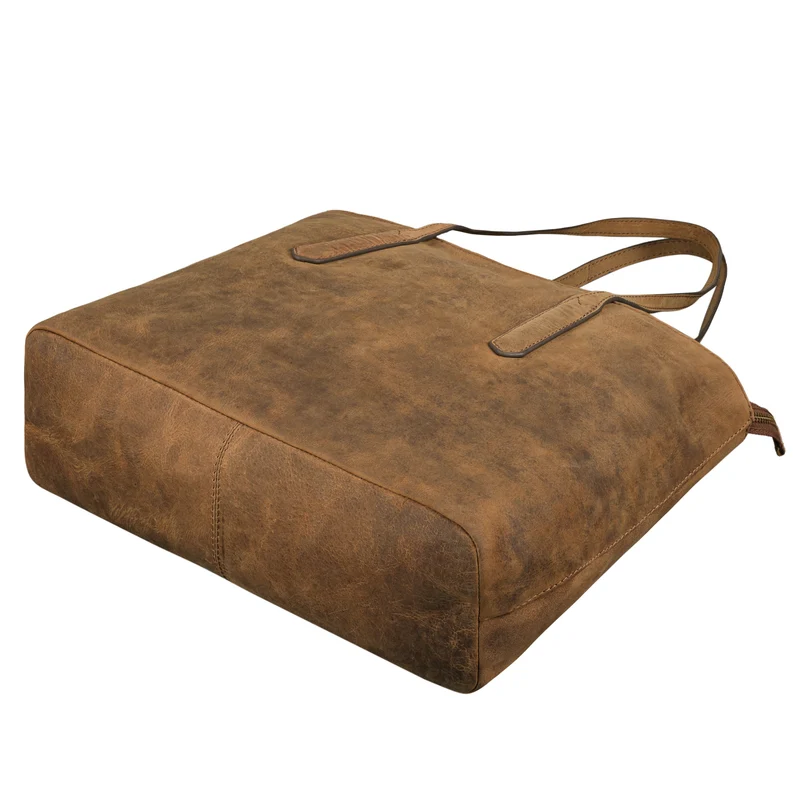 "Harmony" Vintage Handtasche Damen Mittelgroß Leder