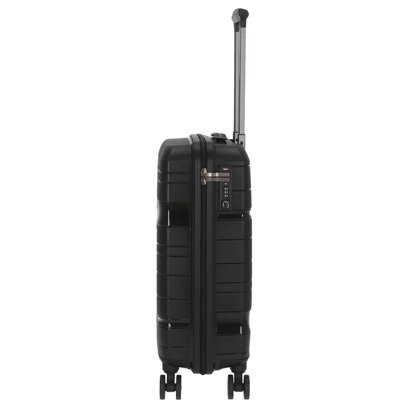 CHECK.IN Memphis - 4-Rollen-Kabinentrolley 55 cm (schwarz)